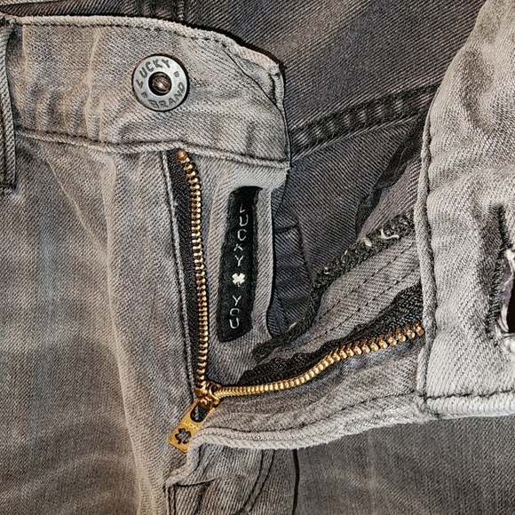 Lucky Brand Mens Jeans 221 Size 32x34 Original Straight Jeans‎ Gray Wash - Picture 3 of 12